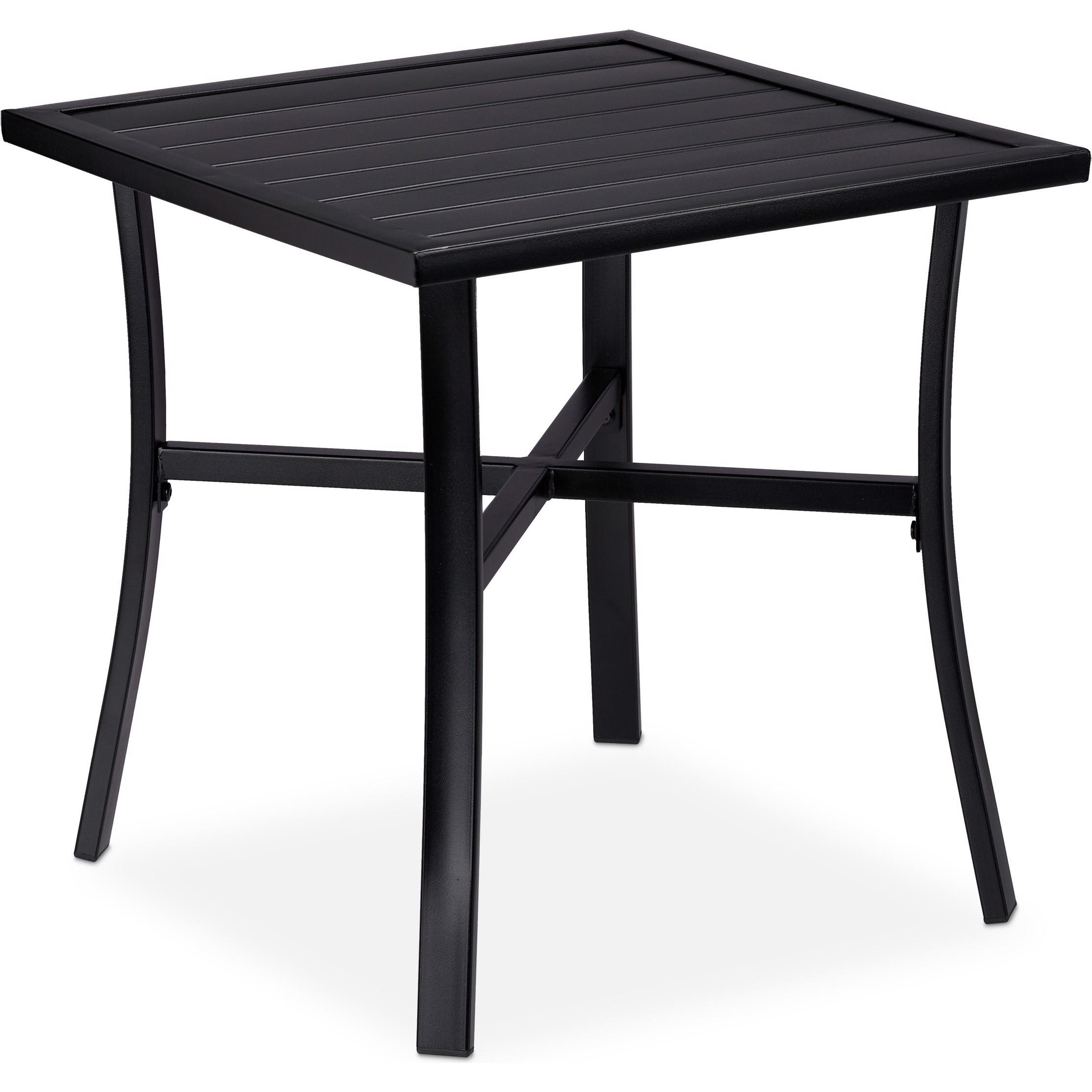 Relaxdays, Gartentisch + Balkontisch, Gartentisch (46 cm)