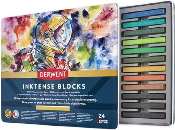Immagine prodotto Derwent Pastelli acquerellabili Inktense, acquerelli, 24 pezzi (24 x)