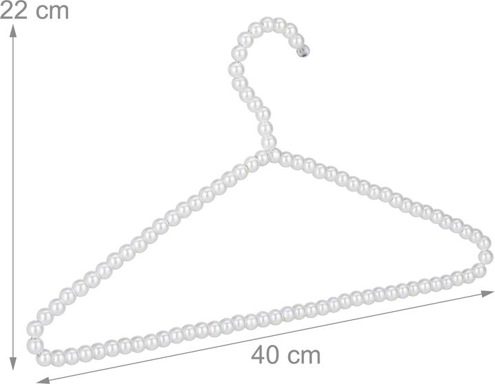 Image du produit Relaxdays Cintres perles (1 x)