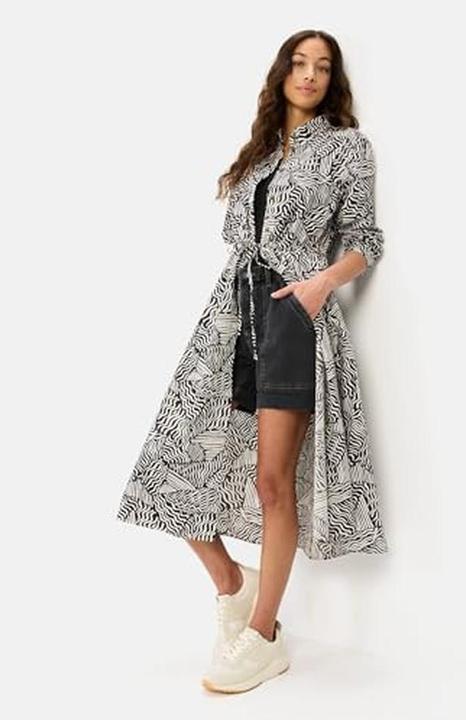 Actual product image Camel Active Langes Hemdblusenkleid mit Allover-Print (S)