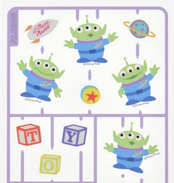 Produktbild Disney Little Green Men/Alien Aufkleber Sticker Collection