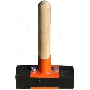 Belle, Hammer, GUMMIHAMMER KURZ - PUCKER 2,5kg 200mm (2450 g)