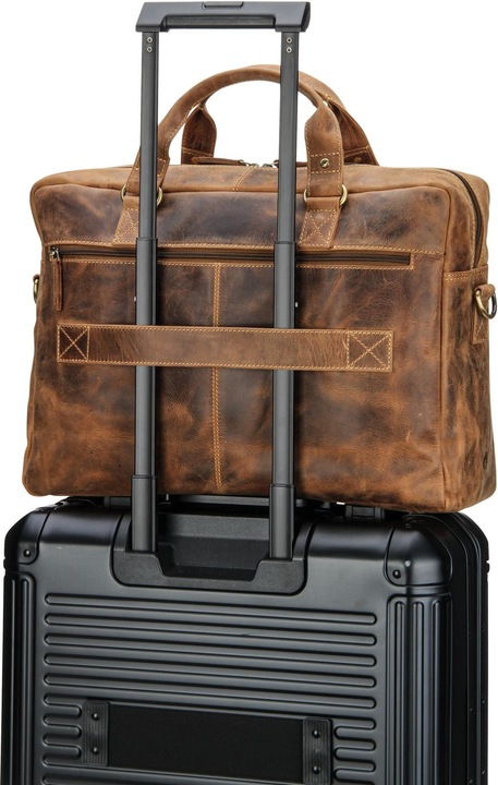 Actual product image Greenburry Vintage 1539 briefcase (18")