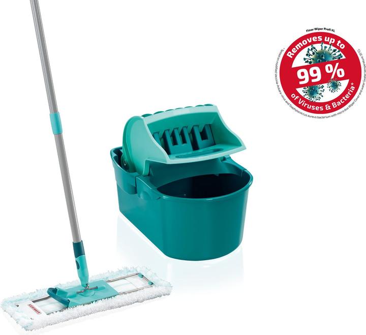 Leifheit Set Wischtuchpresse Profi Compact mit Bodenwischer (1 Stk.)