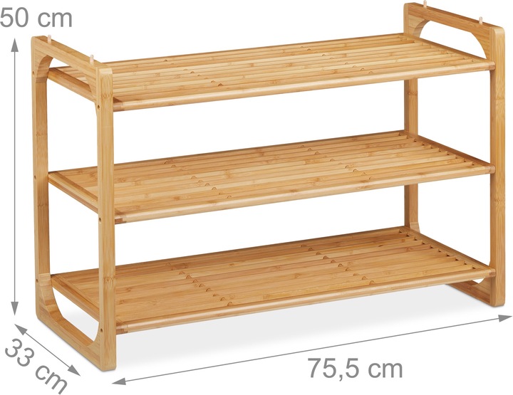 Produktbild Relaxdays Baylee (75.5 x 33 x 50 cm)