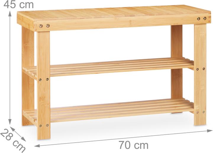 Productafbeelding Relaxdays Schoenenrek (70 x 28 x 45 cm)