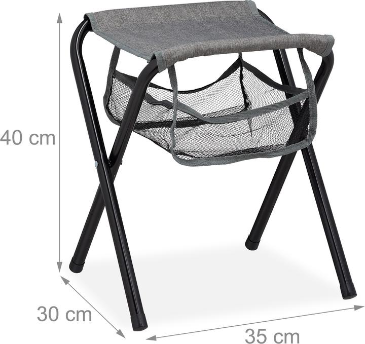 Produktbild Relaxdays Campinghocker faltbar