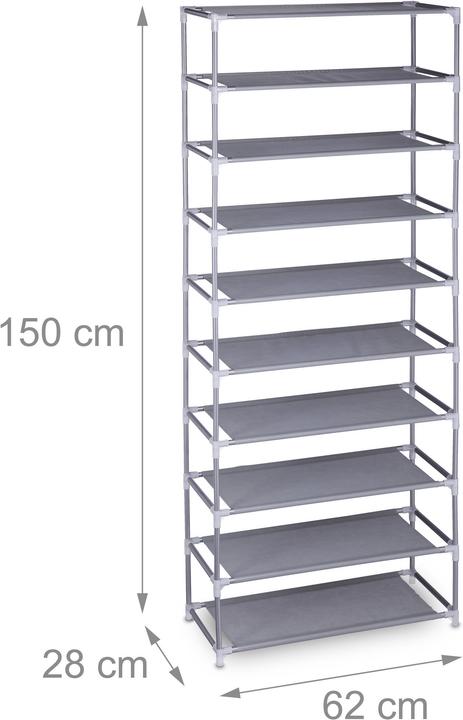 Immagine prodotto Relaxdays Mila (62 x 28 x 150 cm)