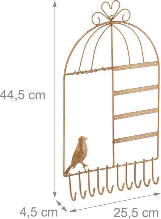 Actual product image Relaxdays Jewellery holder wall