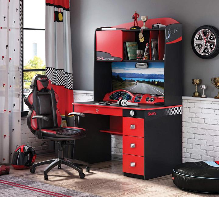 Image du produit Cilek Bureau Champion Racer avec soundsytem (117.30 x 117.12 x 196.50 cm)