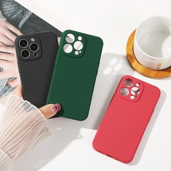 Image du produit Hurtel Coque silicone iPhone 14 Plus vert menthe (Apple iPhone 14 Plus)