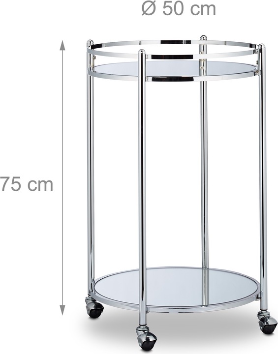Actual product image Relaxdays Serving trolley
