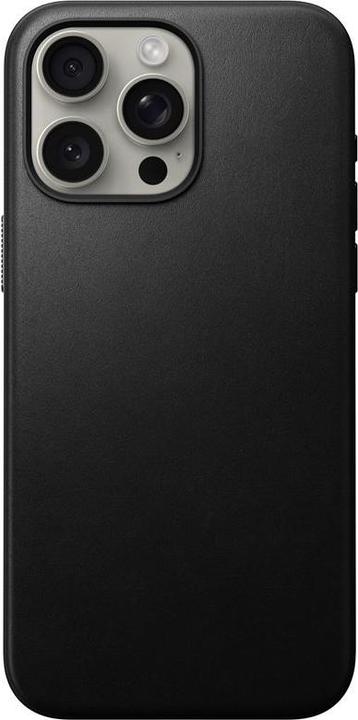 Image du produit Nomad Coque arrière en cuir moderne iPhone 15 Pro Max noir (Apple iPhone 15 Pro Max)