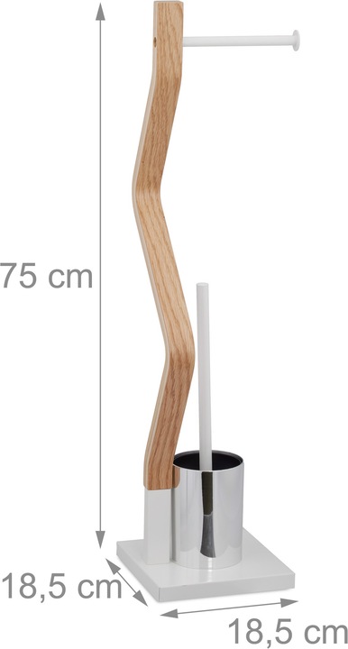 Actual product image Relaxdays WC set