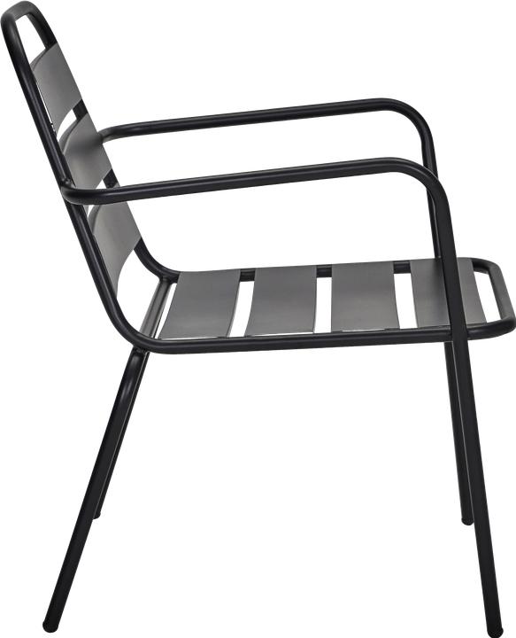 Actual product image Outdoor Lounge-Sessel, HDHelo, Schwarz