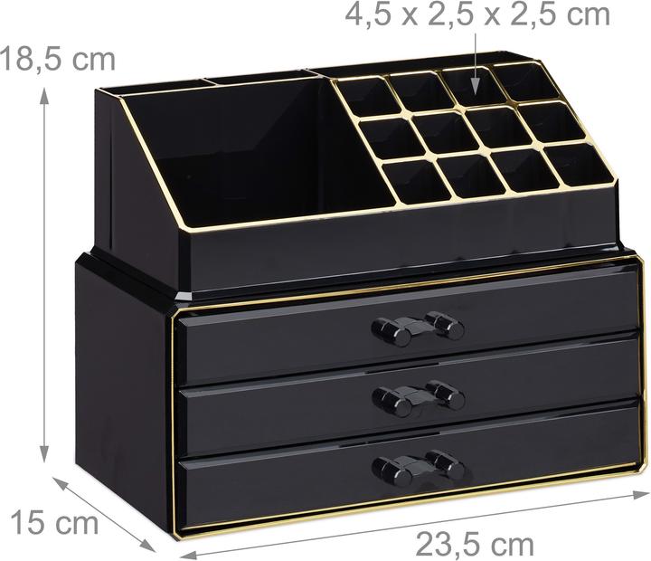 Actual product image Relaxdays make-up organiser