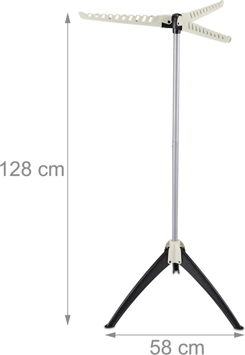 Produktbild Relaxdays Wäscheständer (1.28 m)