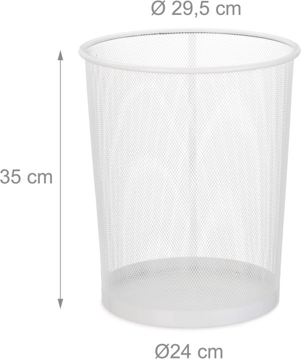 Produktbild Relaxdays Papierkorb (20 l)