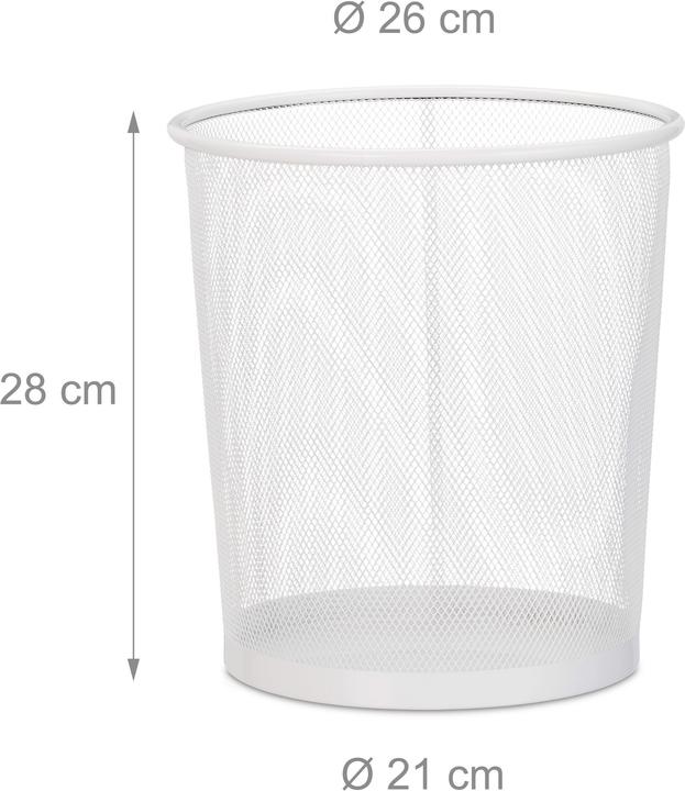 Image du produit Relaxdays Poubelle papier (12 l)