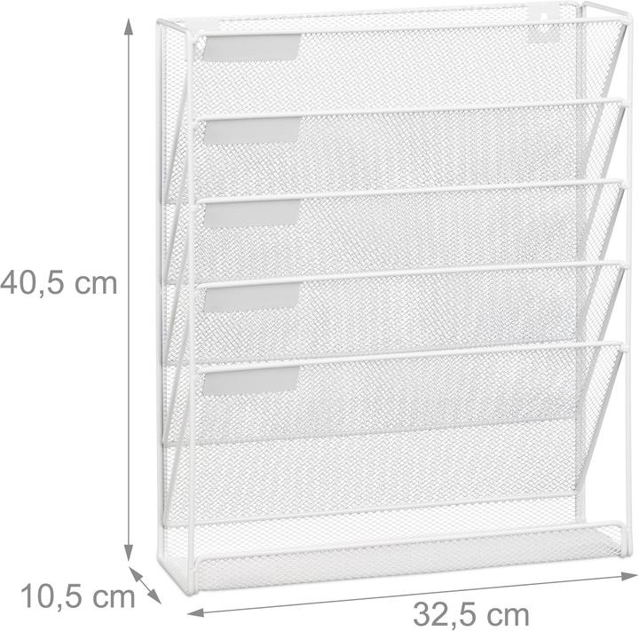 Produktbild Relaxdays Zeitschriftenhalter (32.5 x 10.5 x 40.5 cm)