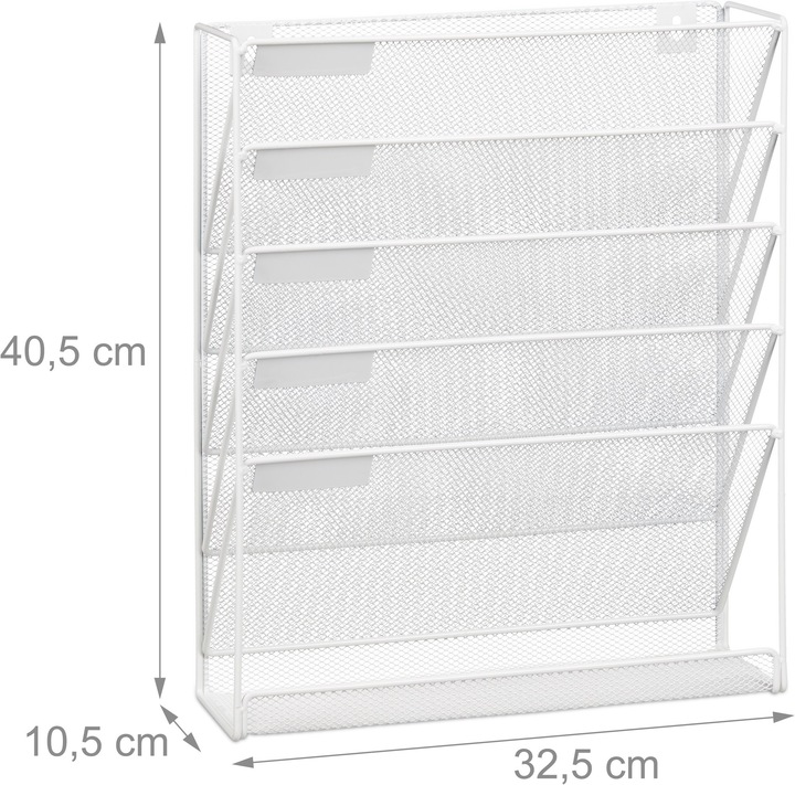 Produktbild Relaxdays Zeitschriftenhalter (32.5 x 10.5 x 40.5 cm)