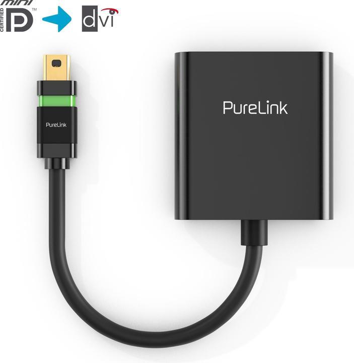 Produktbild Purelink Adapter Zert. 2K High Speed Mini-DisplayPort - DVI-D (DVI, 22.50 cm)