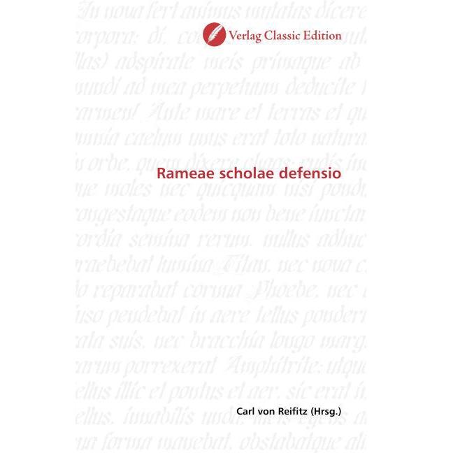 Rameae scholae defensio, Fachbücher von Carl von Reifitz