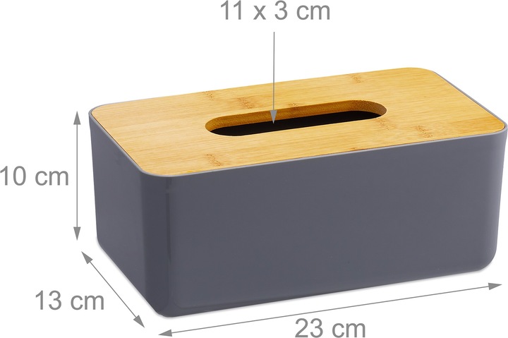 Actual product image Relaxdays Handkerchief box