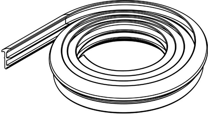 HAWA Gummiprofil zu Festverglasung