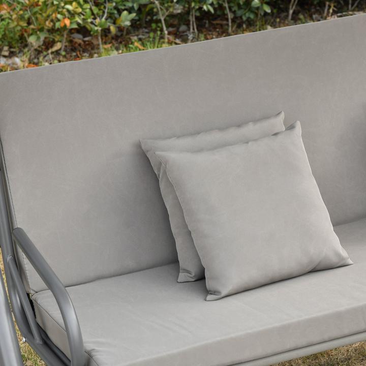 Actual product image Outsunny Hollywood swing adjustable to reclining surface