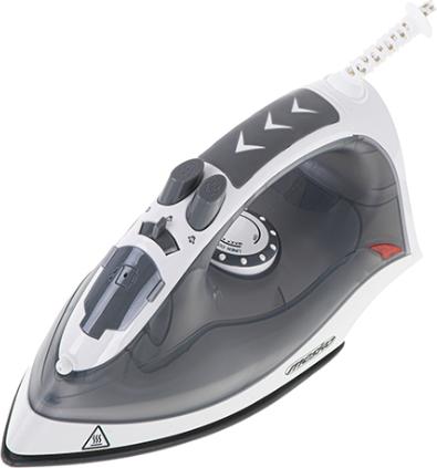 Image du produit Mesko MS 5037 Fer à vapeur, 2800 W, Capacité du réservoir d'eau 170 ml, Vapeur continue 35 g/min, Gris (2200 W, 65 g/min)