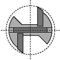 Actual product image Hws Grooving cutter HM-tipped