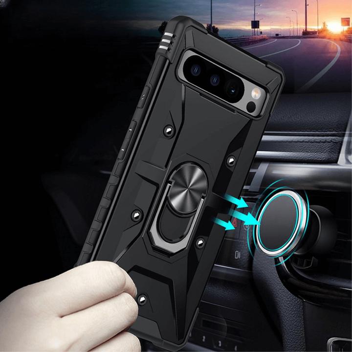 Produktbild Cover-Discount Google Pixel 8 - Armor Case mit Kickstand schwarz (Google Pixel 8)