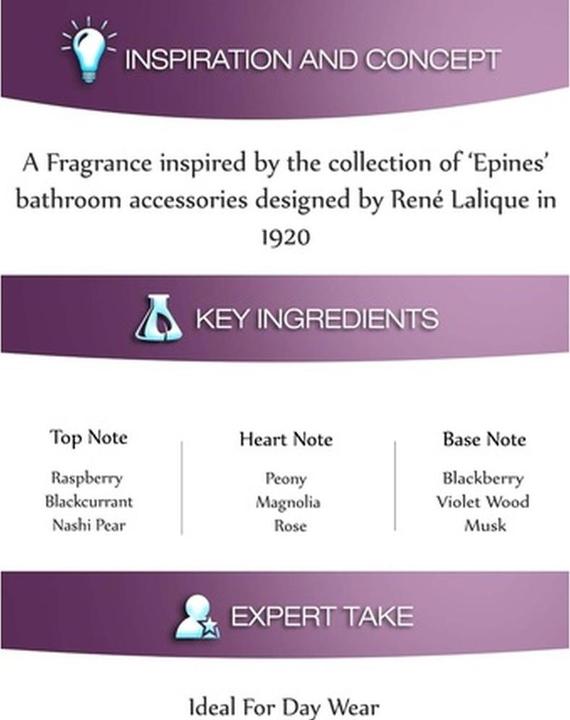 Actual product image Lalique Amethyst Éclat (Eau de parfum, 100 ml)