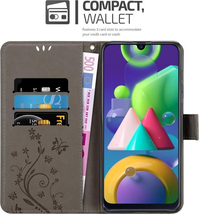 Actual product image Cadorabo Flower Book Cover (Samsung Galaxy M31)