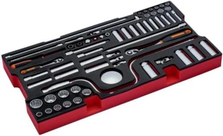 Actual product image Irimo Spanner and socket set with foam insert for the 4750RC hard case (1/4")