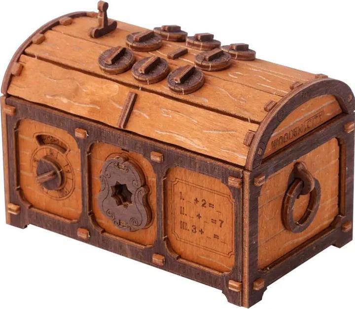 Produktbild WoodenCity Holzmodel 3D Treasure Chest (165 Teile)