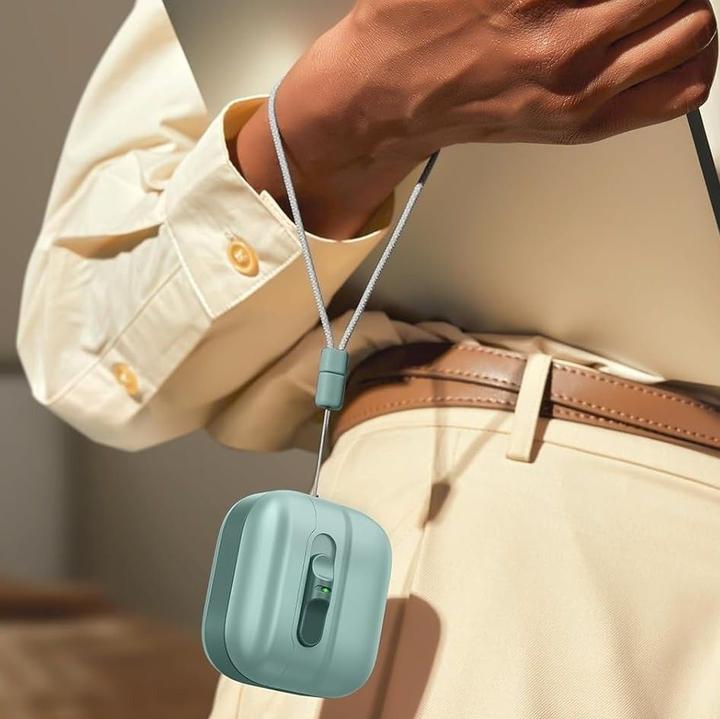 Actual product image ESR Pulse Halolock Magsafe Case for AirPods 4 - Green (Headphone sleeve)