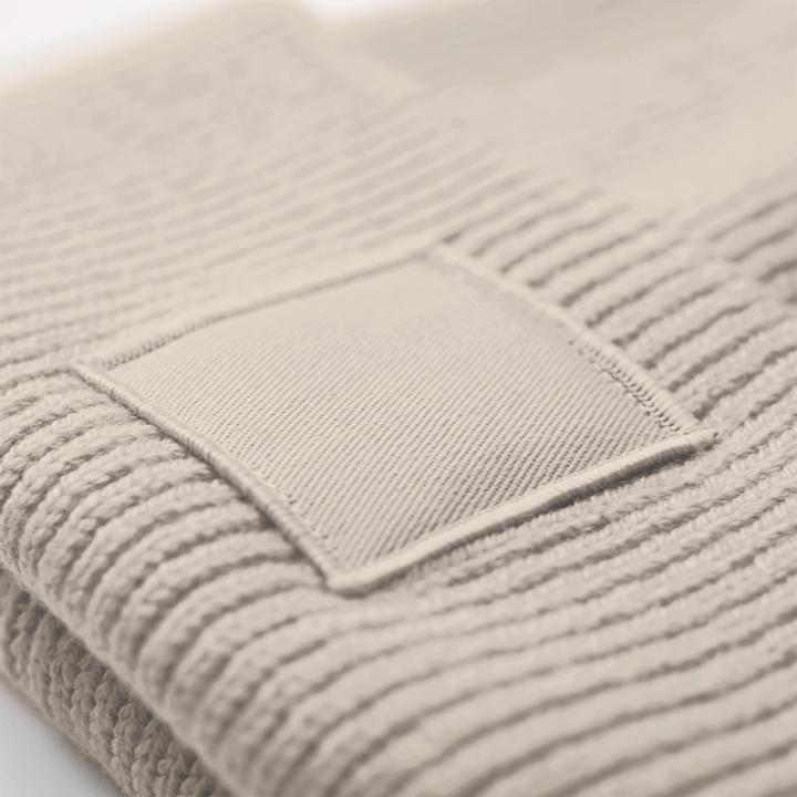 Actual product image Beechfield Wide-brimmed beanie with tone-on-tone patch