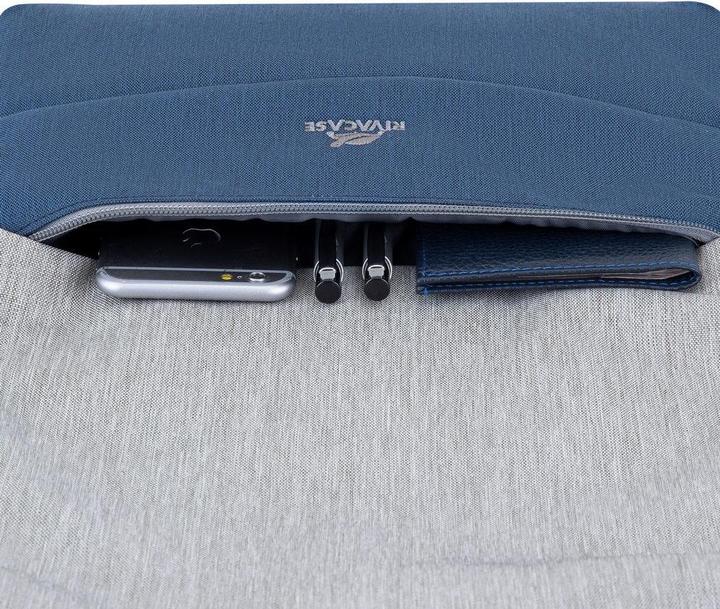 Produktbild Rivacase 7562 grey/dark blue anti-theft Laptop backpack 15.6 (15.60", Universal)