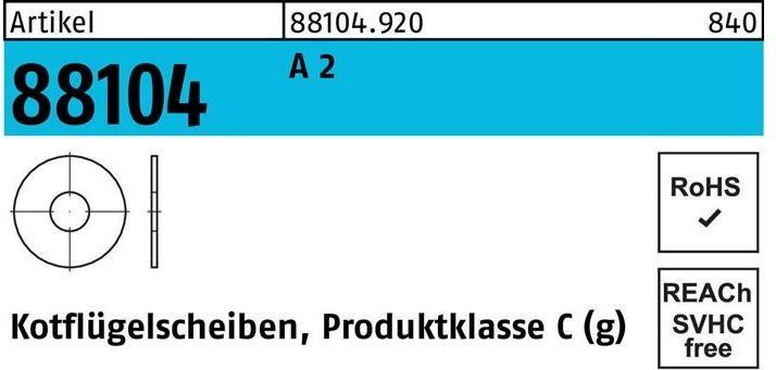 Produktbild Kotflügelscheibe R 88104 5,3 x30 x1,5 A 2
