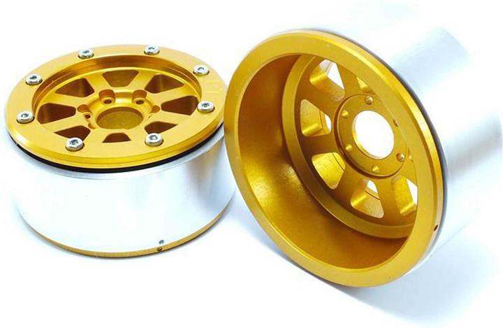 Actual product image Metsafil beadlock wheels hammer gold/gold 1.9 (2 pcs.) without wheel hub