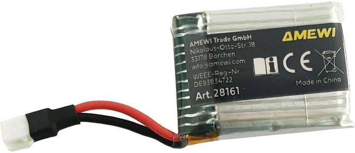 Immagine prodotto Amewi LiPo Akku 1S 3,7V 500mAh 25C JST-Molex (3.70 V, 500 mAh)