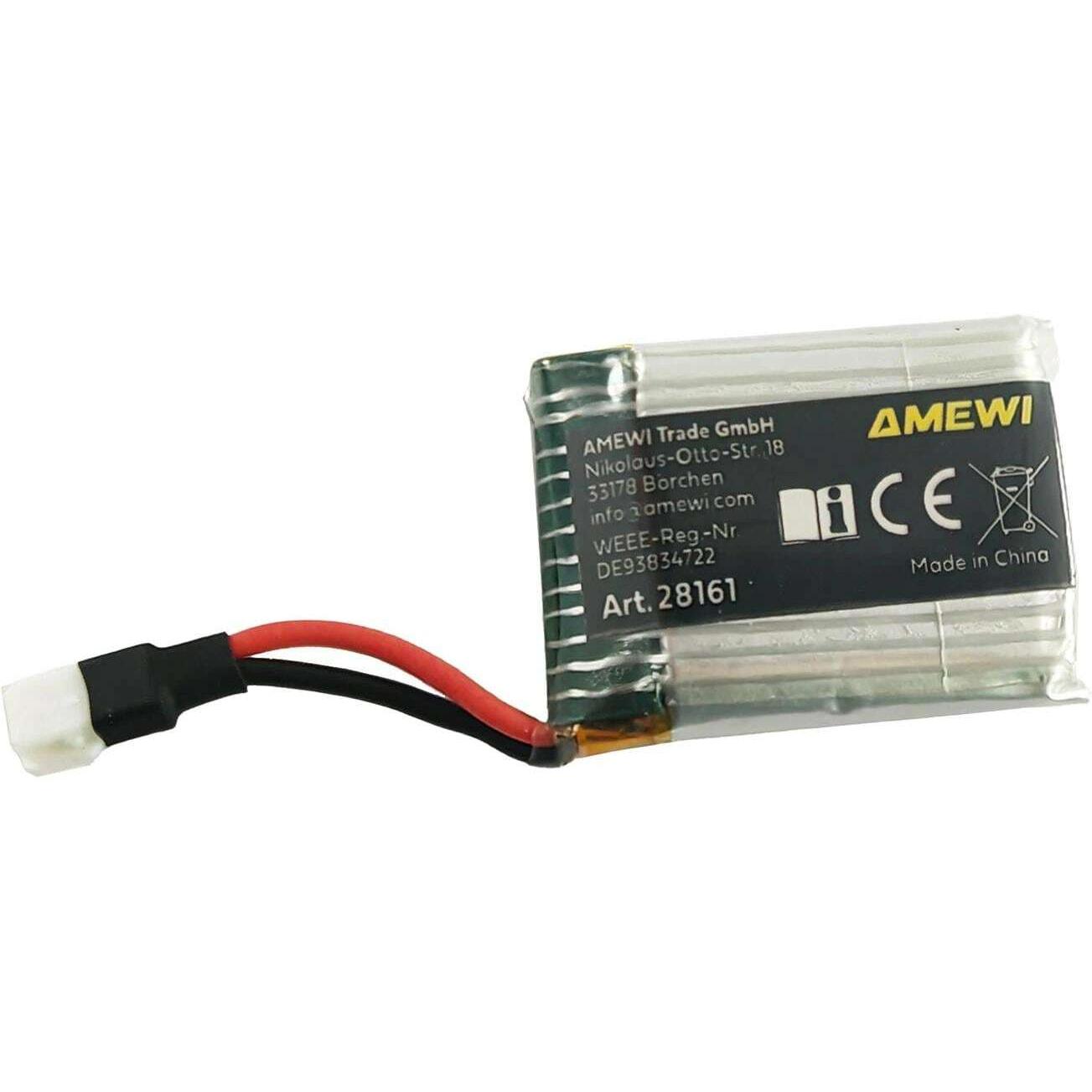 Amewi LiPo Akku 1S 3,7V 500mAh 25C JST-Molex (3.70 V, 500 mAh)