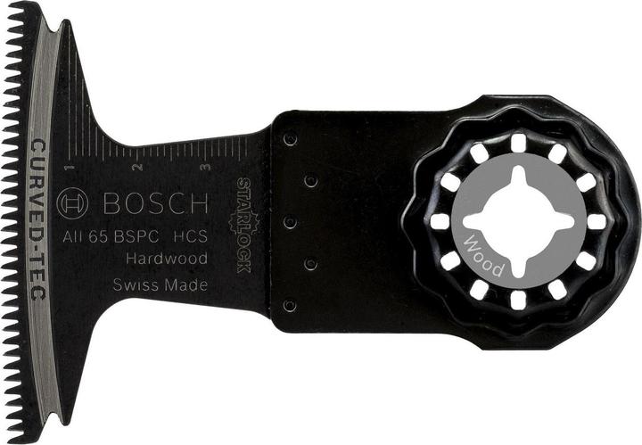Bosch Professional Zubehör HCS Tauchsägeblatt AII 65 BSPC Hard Wood, 40 x 65 mm