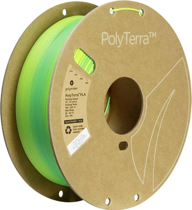 Image du produit Polymaker Polyterra PLA (1.75 mm, 1 kg) (PLA, 1.75 mm, 1000 g, Multicolore)