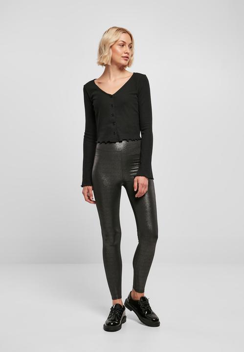Actual product image Urban Classics Ladies High Waist Glamour Leggings (5XL)
