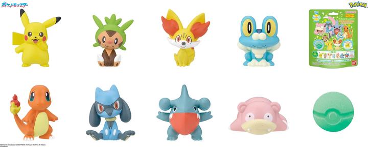 Produktbild Pokémon Pokemon Paldea Starters & Pikachu Pokeball Bath Bomb (Badekugeln)
