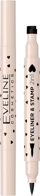 Eveline Eyeliner & Stempelpen 2In1 01 Hart (01 Hart)