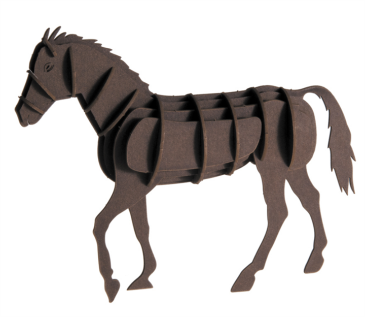 Produktbild Fridolin 3-D Papiermodell "Pferd"